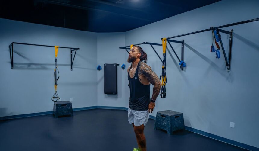 Man standing in Gym